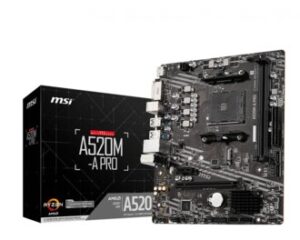 Motherboard MSI A520M-A PRO AMD A520 AM4 DDR4