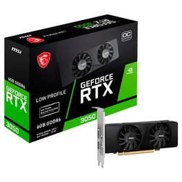 Placa de Video MSI NVIDIA GeForce RTX 3050 6GB Low Profile OC