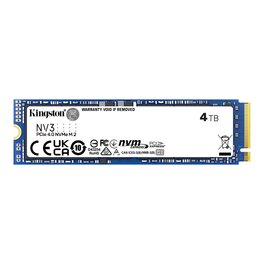 Disco sólido SSD Kingston NV3 4TB M.2 NVMe PCIe 4.0...