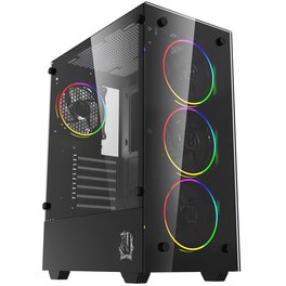 Gabinete Raptor Sentinel Rg C/Coolers x4 RGB