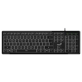 Teclado Genius Slimstar 820 Español USB Negro RGB