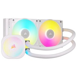 Water Cooler Corsair Icue Link Titan 240 RX RGB 2X 240mm White