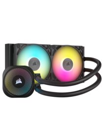 Water Cooler Corsair ICUE LINK TITAN 240 RX RGB 2X 240MM Black