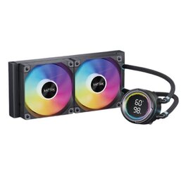 Water Cooler CPU Raptor Aqua Pro 240 Display 2x Negro