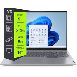 Notebook Lenovo ThinkBook G7 Ryzen 5 7535HS 8GB 512GB 16"...