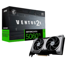 Placa de Video MSI NVIDIA GeForce RTX 5060 Ti 8GB Ventus 2X OC...