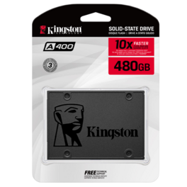 Disco sólido SSD Kingston A400 480GB SATA III 2.5"...