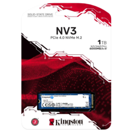 Disco sólido SSD Kingston NV3 1TB M.2 NVMe PCIe 4.0...