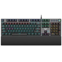 Teclado Mecánico Aula F2058 Blue Switch Inglés...