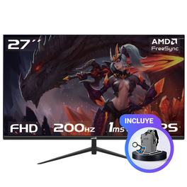 Monitor Gamer Raptor Hawk Eye Frameless 27" Full HD IPS 200Hz