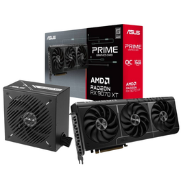 Combo ASUS Placa de video RX 9070 XT 16GB PRIME + Fuente ASUS...