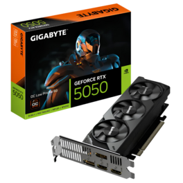 Placa de Video Gigabyte NVIDIA GeForce RTX 5050 8GB Low Profile...