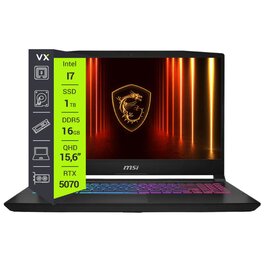 Notebook MSI Katana Core i7 14650HX 16GB 1TB RTX 5070 15.6" W11
