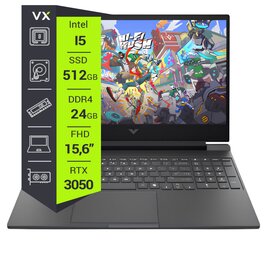 Notebook HP Victus 15-FA2013DX Core i5 13420H 24GB 512GB RTX...