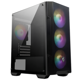 Gabinete MSI MAG FORGE M100A C/Coolers x4