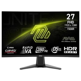 Monitor Gamer MSI MAG 276CXF 27" FHD VA 280Hz Curvo
