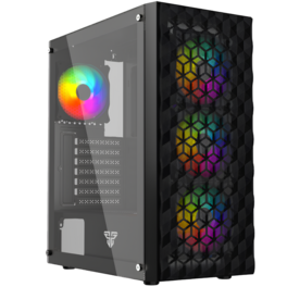 Gabinete Fantech Aero Ii CG83 C/Coolers x4 FRGB