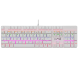 Teclado Mecánico Raptor Fireclaw M104 Red Red Switch...
